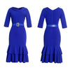 MD Elegant Office Lady Dresses African Bodycon Dashiki Robe Women Business Clothes 2022 Spring Summer Outfit Party Vestido