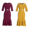 MD Elegant Office Lady Dresses African Bodycon Dashiki Robe Women Business Clothes 2022 Spring Summer Outfit Party Vestido