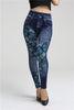 Fashion women leggings sexy print leggings jeans-pattern quality elastic leggings Pants one size 9001c
