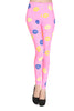 Women Comic clown with lipstick Leggings Cartoon Printed high Stretch Girls Legging Punk Rock Cartoon pattern 2301c