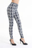 Women Leggings Fashion Lattice Printing Legging Sexy Silm Legins High Waist Stretch Trouser Pants A9005