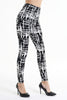 Women Leggings Fashion Lattice Printing Legging Sexy Silm Legins High Waist Stretch Trouser Pants A9005