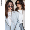 MISHOW 2023 Spring Blazers For Women Elegant Long Sleeve Office Lady Tops Outerwear Female Jackets MX21A6952