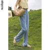 MISHOW 2022 Jeans For Women Summer Long Pants Casual Denim Streetwear High Waist Trousers Female Clothing MXA29K0036