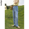 MISHOW 2022 Jeans For Women Summer Long Pants Casual Denim Streetwear High Waist Trousers Female Clothing MXA29K0036
