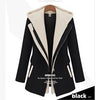 Autumn winter  Europe style  female ladies spring and coat hooded women's long Trench  loose suit coat