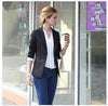 Europe autumn spring new women's clothing slim high-end fashion v-neck long-sleeved suit Blazers jacket coat