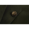 MOLAN Women Blazer Office Wear Metallic Buttons Long Sleeve Pockets Vintage Blazer Spring Jacket Female Vintage Outfit