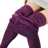 New Arrival Women's Fashion Winter Thick Keep Warm Fleece Lined Thermal Stretchy Beautiful Casual Leggings Pants