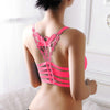 Women Back straps Bra Fitness Stretch Workout Tank Top Seamless Racerback Padded underwear Tank Tops women