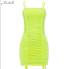 Dresses 2022 New Fashion Mini Sling Sexy Women Party Elegant Dress For Women Wrapped Hip Tight Drawstring Sling
