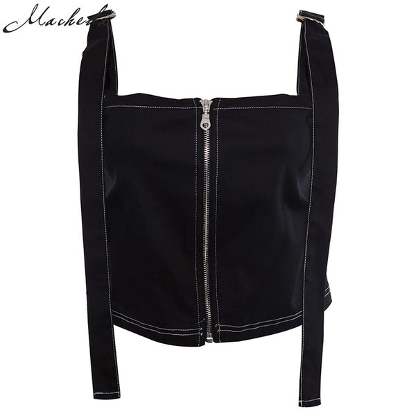 Knitted Tank Tops Women Summer Basic Top Streetwear Fashion 2022 Sleeveless Short T Shirts Sexy Wrap Casual Crop Tops