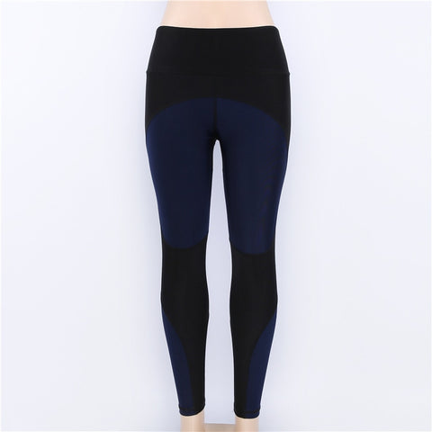Womens Patchwork Sexy Fitness Beauty Slim Leggings Trousers For Female Panelled Gymnasium Active Elastic Skinny Pants