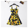Marwin 2022 New Off shoulder ruffle Dot summer Dress women white strap chiffon beach Boho party sexy dresses vestido furits