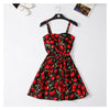 Marwin 2022 New Off shoulder ruffle Dot summer Dress women white strap chiffon beach Boho party sexy dresses vestido furits