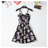 Marwin 2022 New Off shoulder ruffle Dot summer Dress women white strap chiffon beach Boho party sexy dresses vestido furits