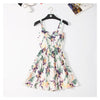 Marwin 2022 New Off shoulder ruffle Dot summer Dress women white strap chiffon beach Boho party sexy dresses vestido furits