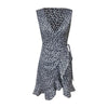 Mature Style Dresses Robe Grande Taille En Coton Women's Sexy Floral Print V-neck Lace-up Tank Top Dress Home Party Dress