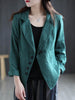 Max LuLu Spring European  Clothing Womens Casual Linen Blazer Ladies Solid Loose Jackets Female Vintage Coats