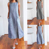 Maxi Dresses for Women 2022 Summer Elegant Sexy Party Dress Casual Striped Sleeveless Linen Pocket Sundress Long Dress vestidos