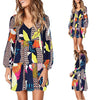 Maxi Dresses for Women Summer 2022 Elegant Sexy Party Dress  Printed Swing Loose Casual Plus Size Beach Dresses vestidos
