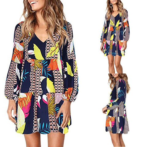 Maxi Dresses for Women Summer 2022 Elegant Sexy Party Dress  Printed Swing Loose Casual Plus Size Beach Dresses vestidos