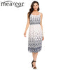 Floral Print Spaghetti Straps Sundress Women Sleeveless Calf Length Sheath Dresses Empire Casual Summer Dress Vestidos