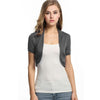 Knitted Cardigan Pleated Sides Womens Jacket Crop Top Bolero Shrug Open front design Plus size Crop cardigans