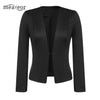 Long Sleeve Casual V-Neck Women Coat Single Button Blazer Jackets Female Fashion Spring Autumn Women Blazer Cardigan