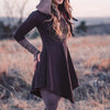 Medieval Renaissance Retro Gothic Dress Women Long Sleeve Hooded Print Hoodies Sweatshirt Elf Victoria Vintage Cosplay Costumes