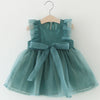 Melario Baby Dresses 2022 New Spring Autumn Baby Girls Clothes Carrot Printing Girls Party Dress Princess Dress Newborn Dress