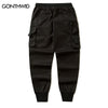Men Cargo Harem Pants Y2K Hip Hop Side Multi-Pockets Casual Joggers Pants Streetwear 2023 Harajuku Loose Baggy Trousers