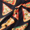 Men Hawaiian Beach Shirt Streetwear Harajuku Pizza Print Short Sleeve Button Down Shirts Summer Hip Hop Casual Loose Shirt Top