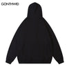 Men Hoodie Jacket Harajuku Embroidery Butterfly Bow Zipper Hooded Sweatshirt Coat 2023 Hip Hop Casual Cotton Streetwear Coats