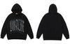 Men Hoodie Sweatshirt Hip Hop Foam Letter Print Hooded Streetwear Harajuku Punk Gothic Cotton Loose Pullover Hoodie Male