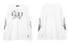 Men Streetwear T-Shirt Hip Hop Embroidery Letter Flame Long Sleeve Shirts 2023 Autumn Harajuku Casual Loose Cotton Tshirt Unisex