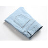 Men Stylish Ripped Jeans Pants Biker Slim Straight Hip Hop Frayed Denim Trousers Skinny Jeans