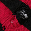 Men's Punk Unisex Striped Sweaters Autumn Hollow Out Hole Broken Harajuku Jumper Loose Oversized Pullouvers Sweater Streetwear