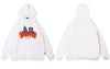 Mens Hoodie Sweatshirt Streetwear Hip Hop Embroidery Doberman Dog Flame Letter Oversized Hooded Harajuku Cotton Loose Pullover