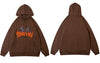 Mens Hoodie Sweatshirt Streetwear Hip Hop Embroidery Doberman Dog Flame Letter Oversized Hooded Harajuku Cotton Loose Pullover