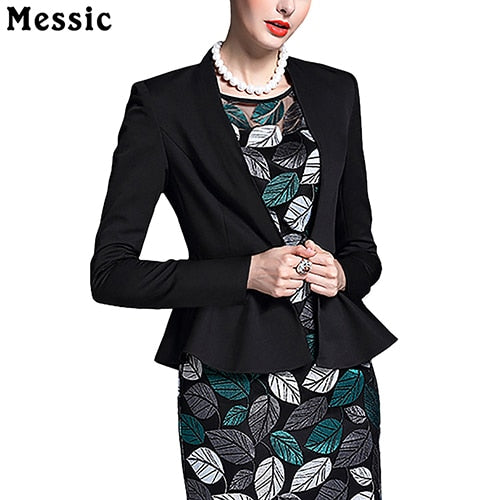 Slim Office Work Wear Blazer Women Autumn 2022 Long Sleeve Business Jacket Tunic Top Elegant Ruched Blaser Feminino
