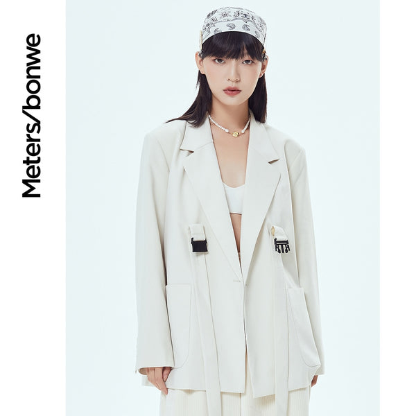 Metersbonw Blazer Women Spring Fall Female Suit Long Sleeve Blazers Woman Coat Casual Suit Ladies Blazer Brand Jacket