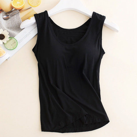 Sexy Tanks Tops Female Solid Color Comfortable O Neck Sleeveless White Pink Black Gray Woman Tank Top