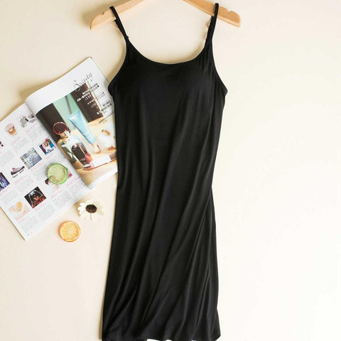 Women Padded Bra Tank Top Night Sleepwear Breathable Camisole Cotton Tanks tops Push Up Basic Tops