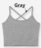 Women Tank Crop Tops,Casual Bustier Strap Cross Halter Sleeveless Summer Short Top Tees,New 7 Colors Modal Vest Camis