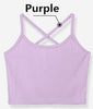 Women Tank Crop Tops,Casual Bustier Strap Cross Halter Sleeveless Summer Short Top Tees,New 7 Colors Modal Vest Camis