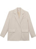 Milky White Suit Coat Women's Spring And Autumn 2022 High-level Design Sense Korean Casual Suit
