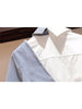 Mini Dress Women Denim Patchwork Lapel Chic Long Sleeve Vestidos Korean Asymmetric Button Up Shirt Dresses Femme Autumn
