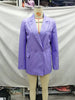 Mini Skirt Sets Purple Elegant Women's Blazer Suits Woman Jacket 2023 Classic Basic Office Lady Belt 2 Pieces Casual Chi
