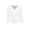Misskoko Women Plus Size Blazer Coat Solid Black White Sashes Outwear Office Lady V Neck Coat Big Size 3XL 4XL 5XL 6XL 7XL